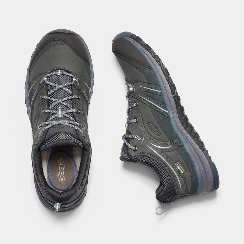 Zapatos Trekking Keen Terradora Cuero Waterproof Para Mujer Verde Oscuro Oliva - Zapatos Keen Mexico